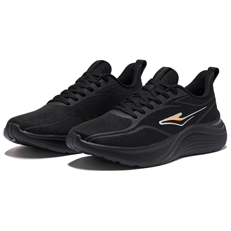 Erke Breathable And Slip Resistant Breathable And Slip Resistant Low top Casual Running Shoes Men’s Black