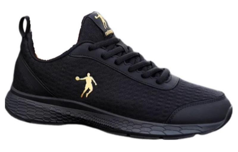 QIAODAN Cushioning Breathable Low top Running Shoes Men’s Black Gold