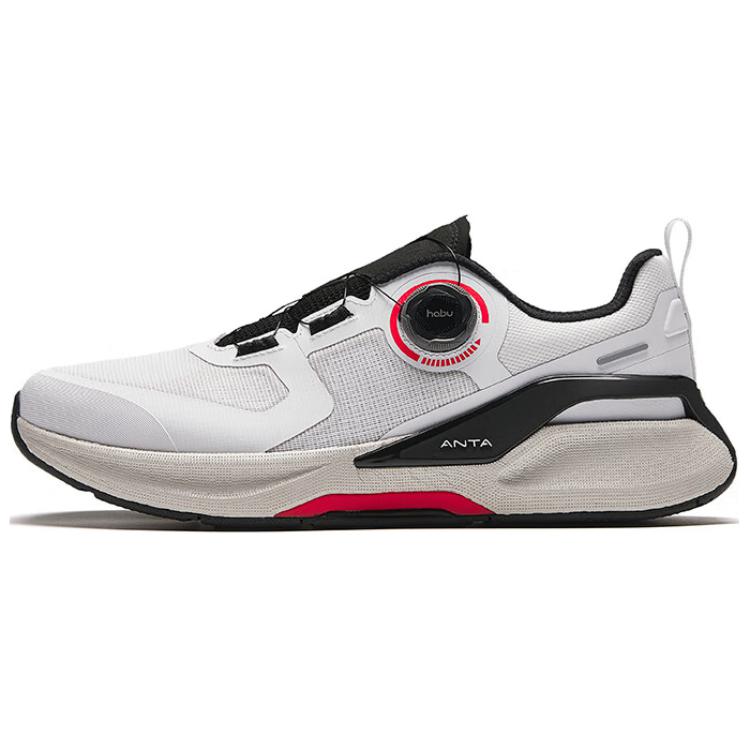 Anta Burning Training Pro Cushioning Abrasion Resistant Slip Resistant Low top Running Shoes Men's White Black