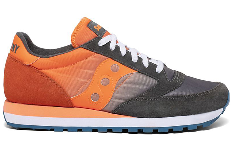 Saucony Jazz Original Fade Comfortable Breathable Low top Running Shoes Men’s Orange Gray