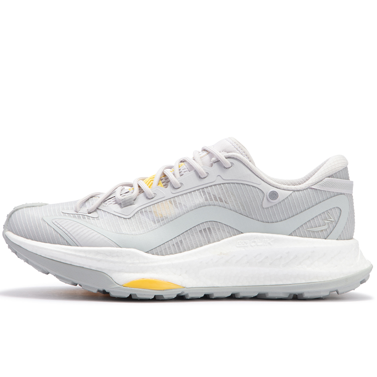 361° Wu Xia Collection Cushioning Slip Resistant Abrasion Resistant Low top Running Shoes Men’s Light Gray