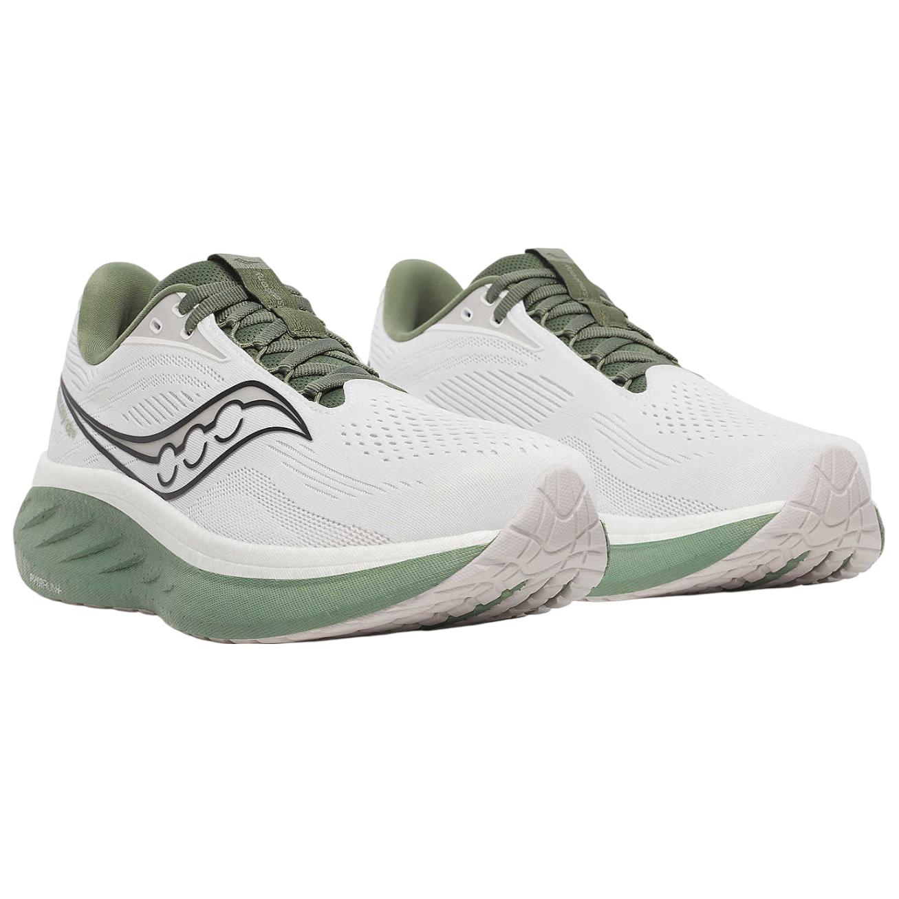 Saucony Ride 18 White Olivine