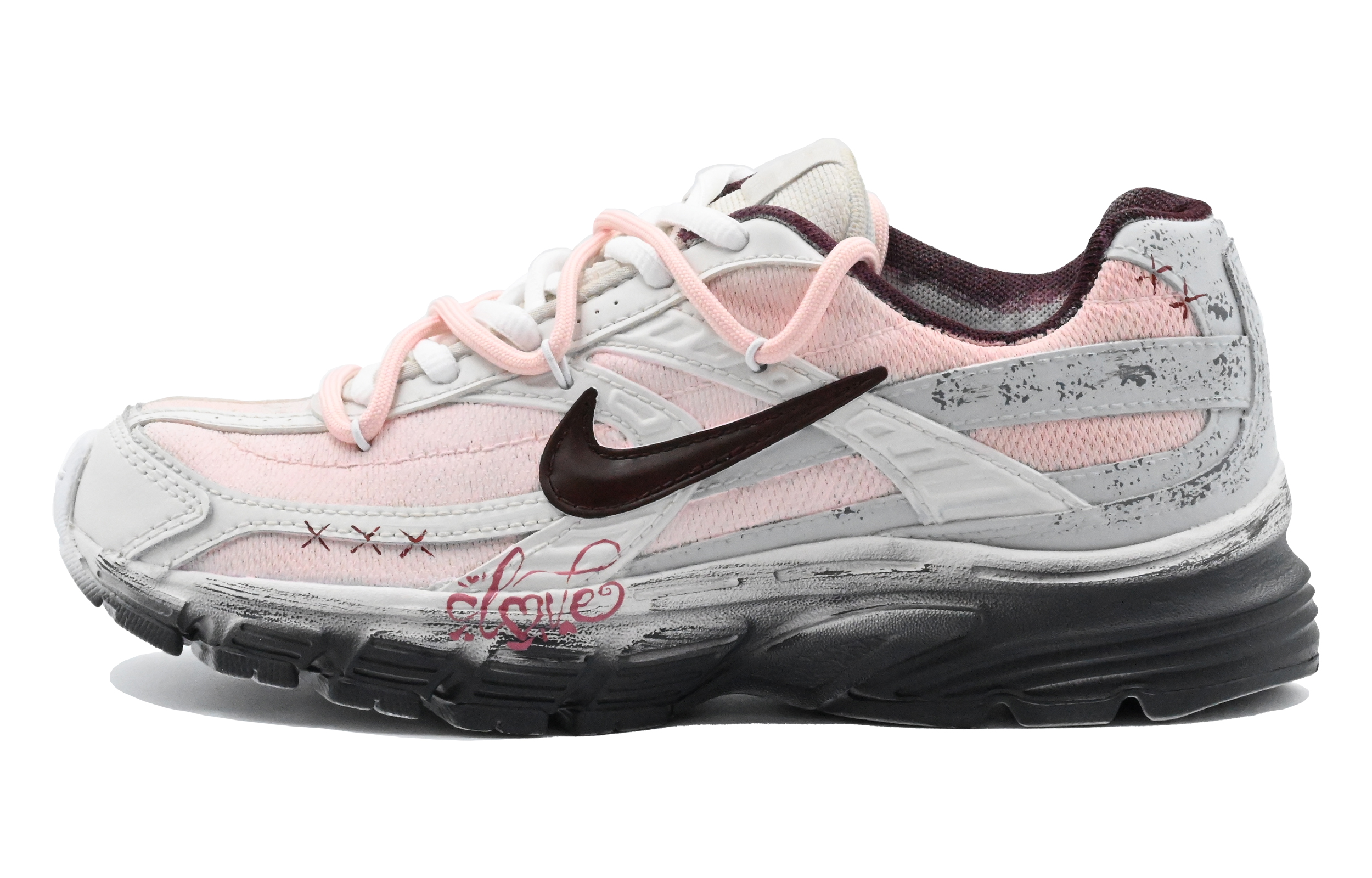 Nike Initiator Low top Running Shoes Unisex Beige Pink