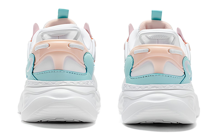 361° Dragon Eyes Lightweight Low top Running Shoes Women’s White Cyan