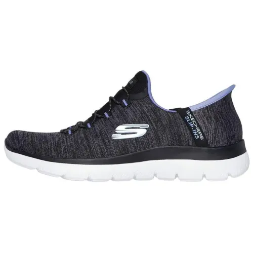 Skechers Summits Cushioning Breathable Low top Casual Shoes Women's Black Purple