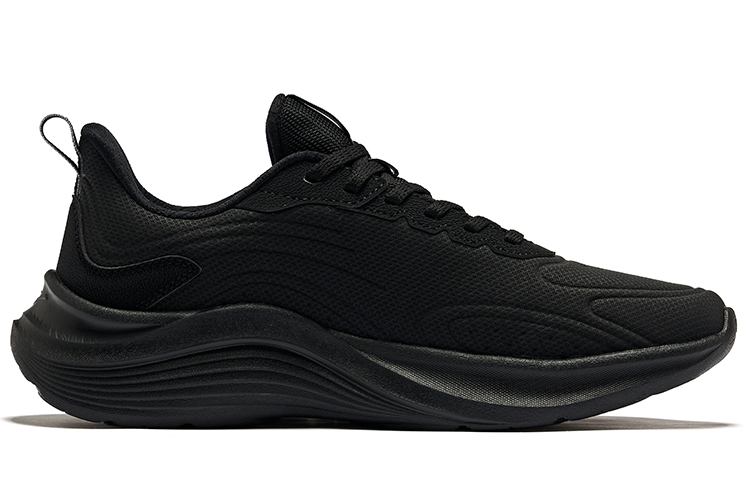 Erke Mountain Eagle Cushioning Breathable Low top Running Shoes Men’s Jet Black