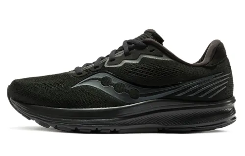 Saucony Ride Yutu 14 Cushioning Abrasion Resistant Support Low top Training Running Shoes Men's Black