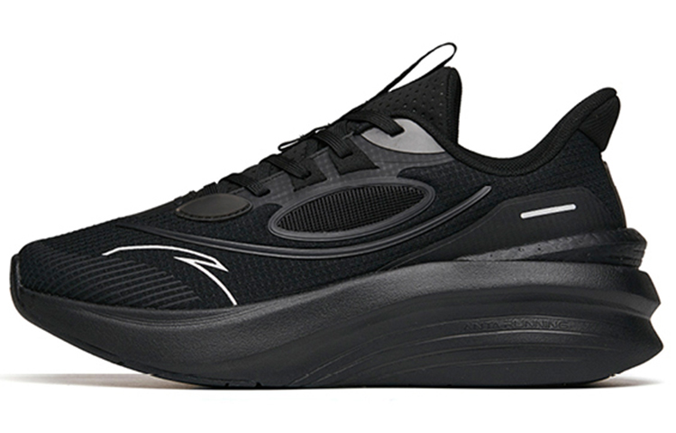 Anta Martian Foam Lightweight Abrasion Resistant Low top Running Shoes Women's Black