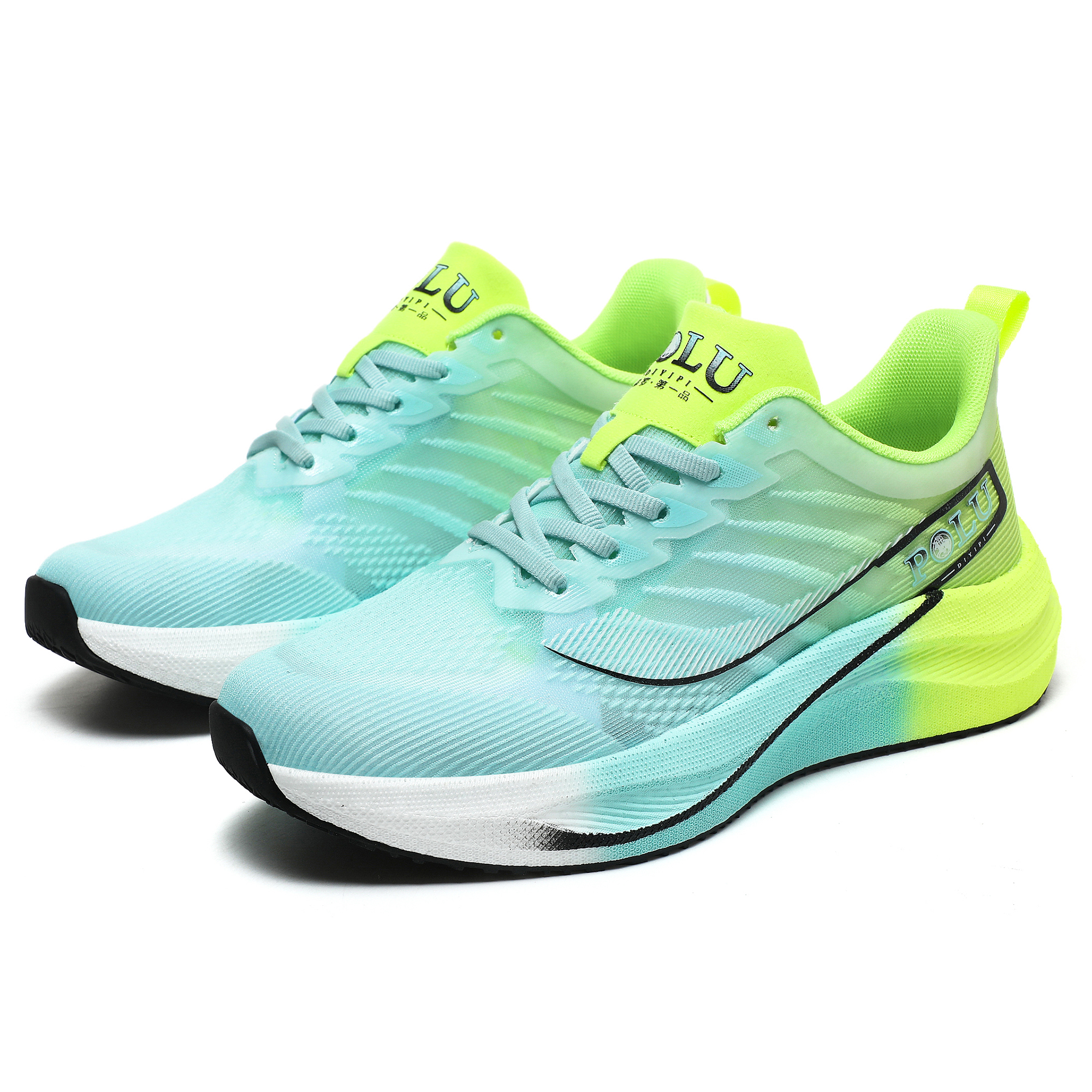 POLUDIYIPI Jie Running S7PRO Running Shoes Unisex Low Top Aurora Green