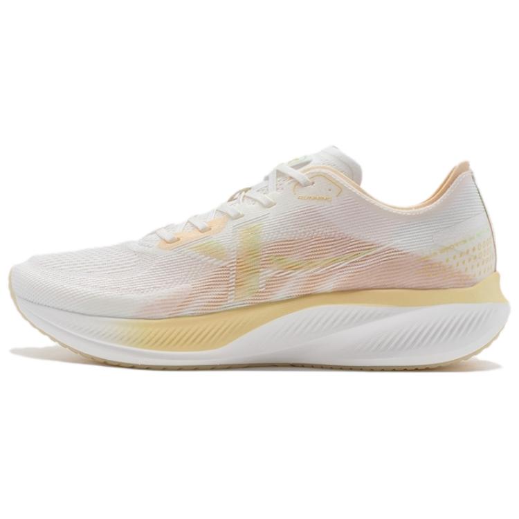 XTEP Comfortable And Trendy Cushioning Breathable Low top Running Shoes Women’s White Orange