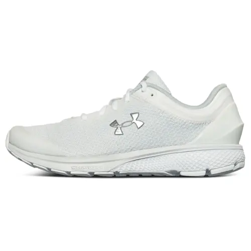 Under Armour Charged Escape 3 Comfortable Fabric Cushioning, Wear Resistant Low top Jogging Shoes Women's White