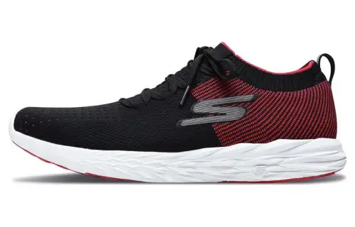 Skechers GO RUN Low top Casual Running Shoes Men's Black Red