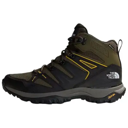 THE NORTH FACE Hedgehog Breathable Waterproof Breathable And Waterproof Short Outdoor Boots Men's Green Black