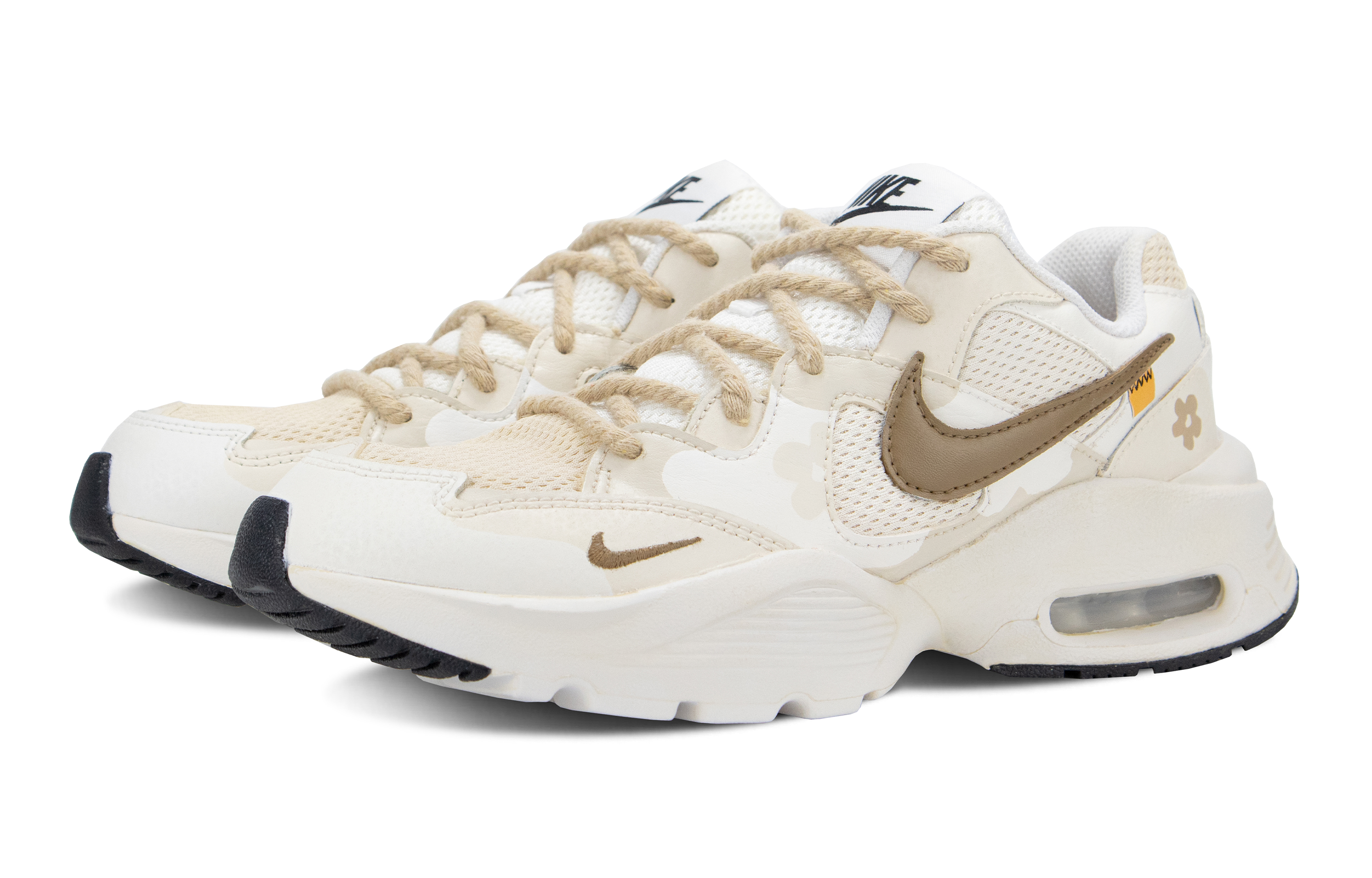 Nike Air Max Fusion Low top Air Cushion Casual Running Shoes Women’s Beige Brown