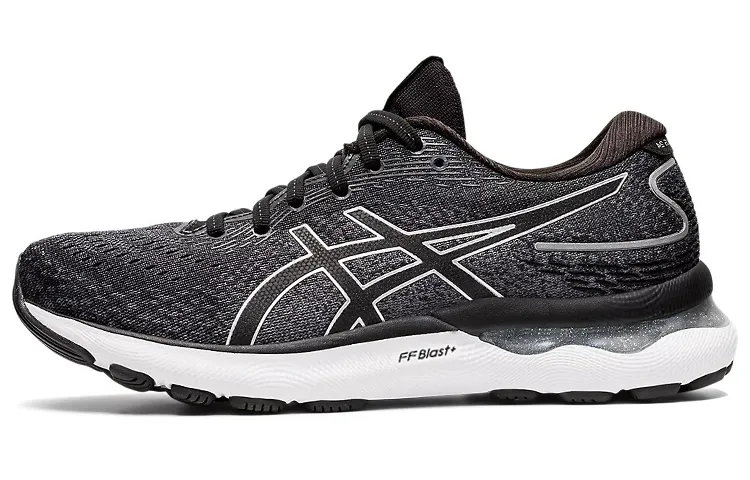 ASICS Gel Nimbus 24 Wide 'Black White' Women's