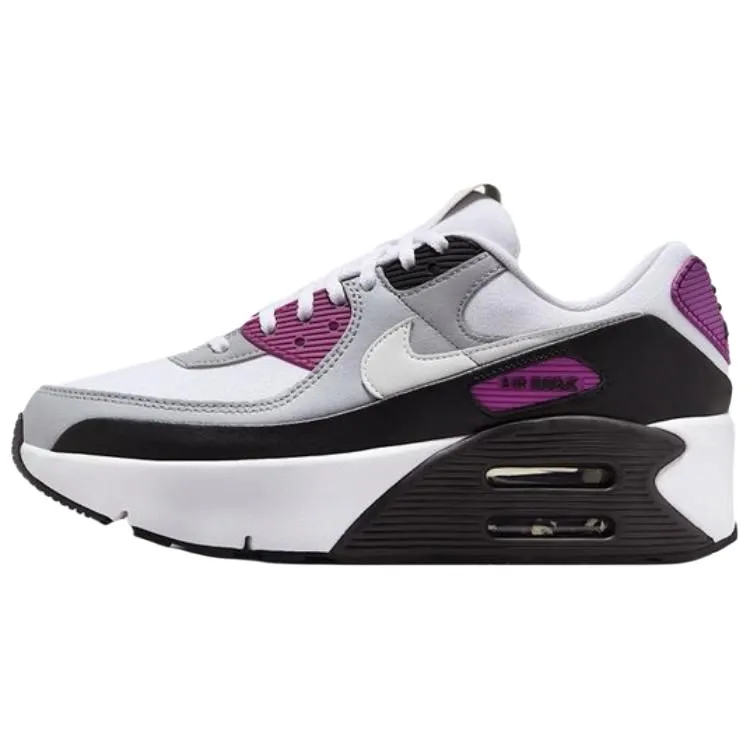 Nike Air Max 90 LV8 White Bold Berry Wolf Grey Photon Dust Women's