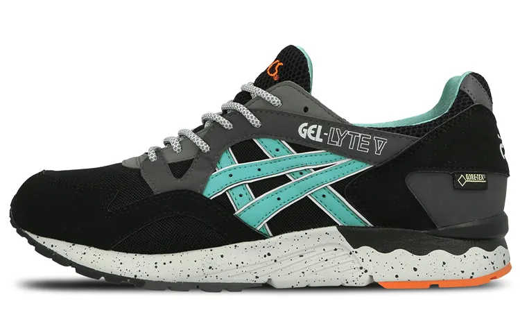 Asics Gel Lyte 5 V Low top Retro Running Shoes Men's Black Blue