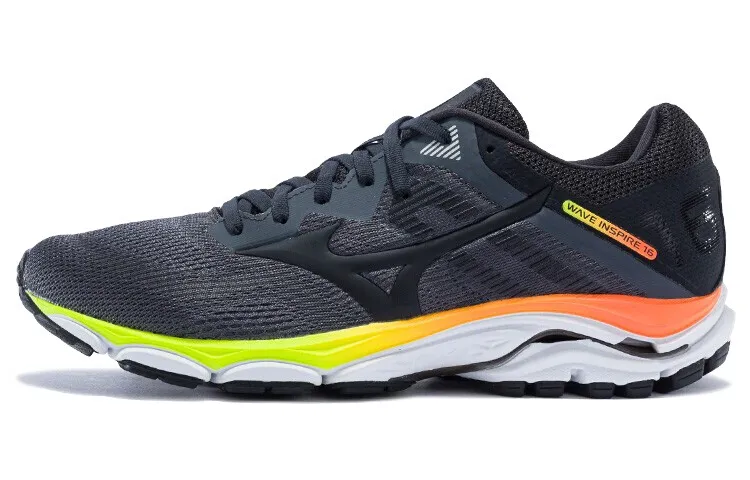 Mizuno Inspire 16 Textile, Synthetic Leather Cushioning Abrasion Resistant Breathable Coverage