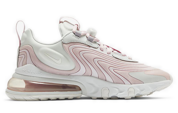 Женские кроссовки Nike Air Max 270 React ENG (бело-розовый) — Белыйрозовый — фото 2