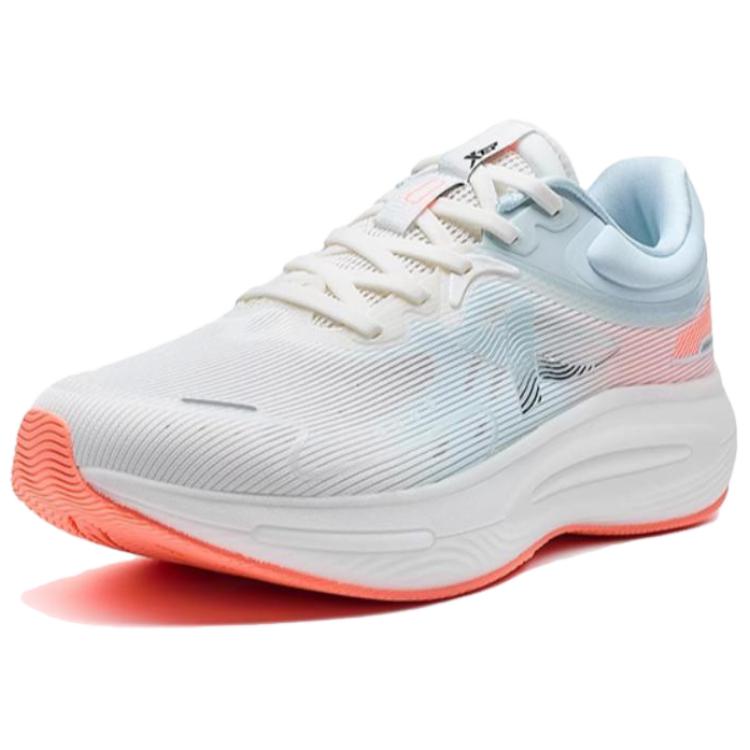 XTEP Abrasion Resistant Rebound Low top Running Shoes Women’s White Blue