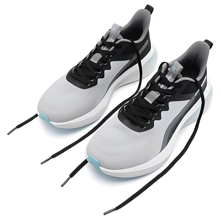 QIAODAN Synthetic Leather Abrasion Resistant Cushioning Breathable Low top Casual Running Shoes Men’s