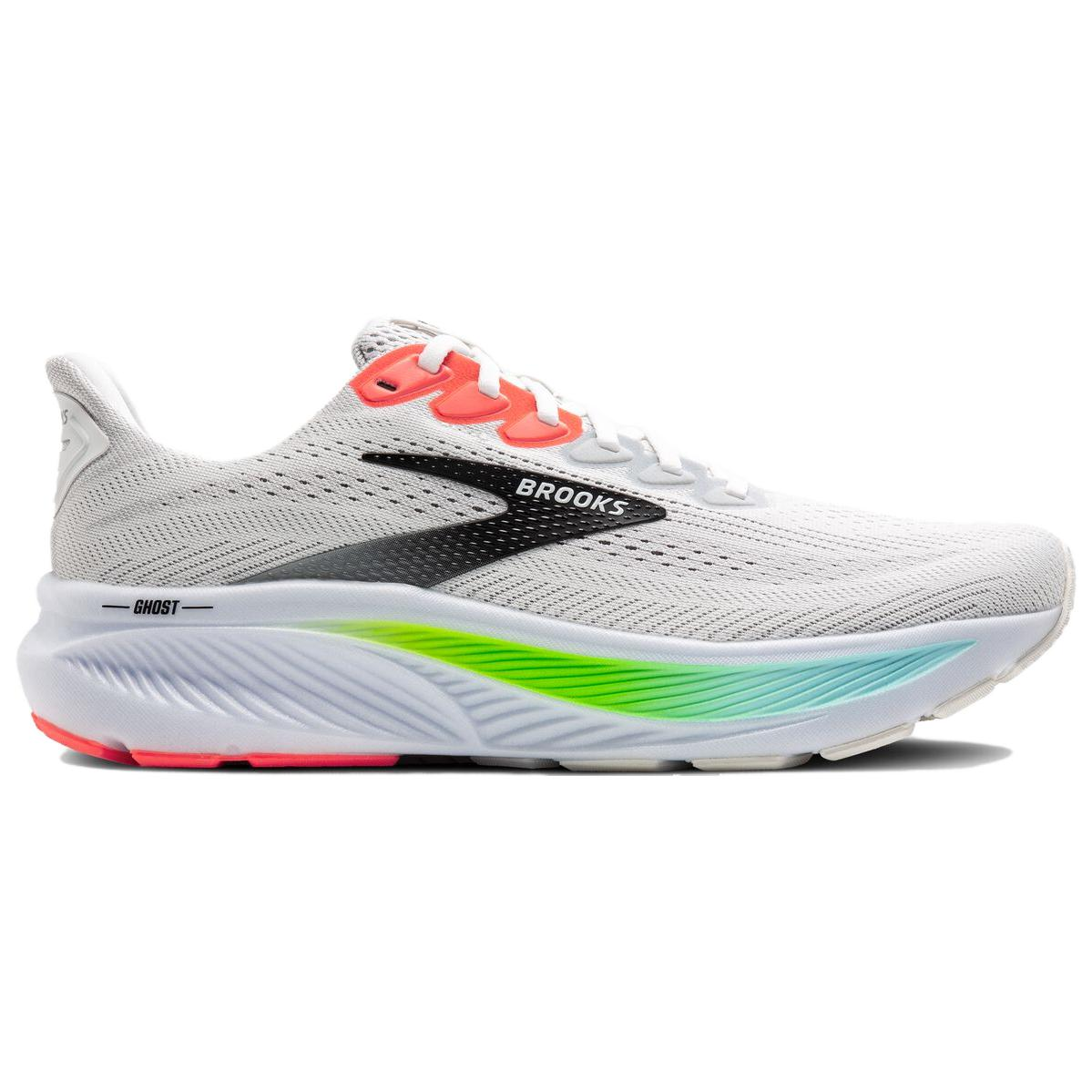 Brooks Ghost 17 Cushioning Slip Resistant Cushioning Slip Resistant Low top Running Shoes Men’s White
