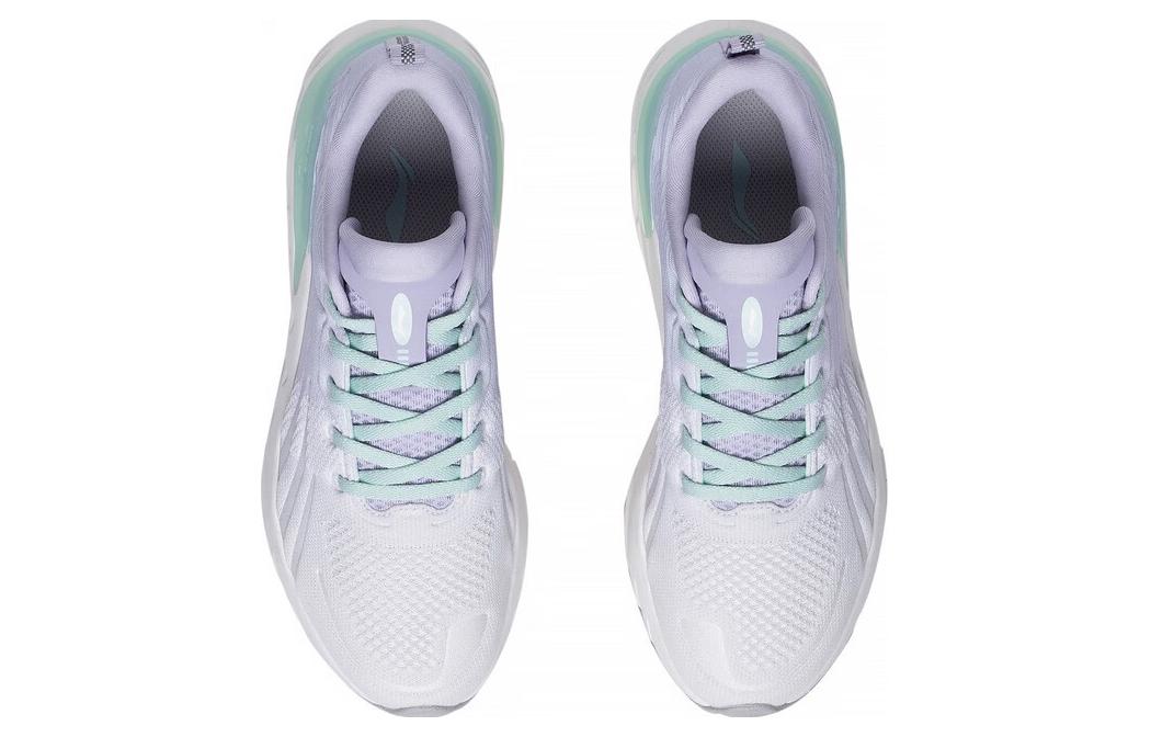 Li Ning Yuedong 1.0 Comfortable Abrasion Resistant Breathable Low top Running Shoes Women’s White Purple