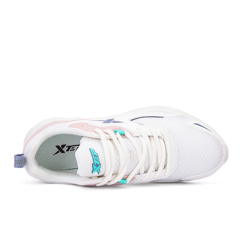 XTEP Cushioning, Wear Resistant Low top Running Shoes Women’s Pink White