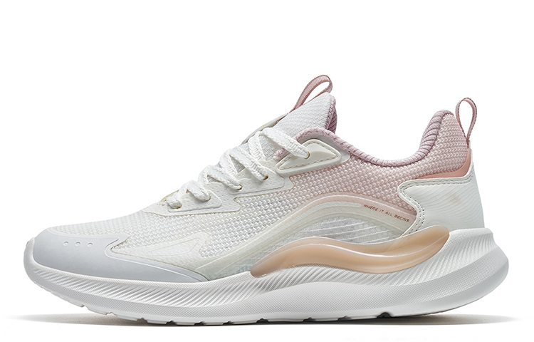 XTEP Xingyun2.0 Comfortable Abrasion Resistant Low top Running Shoes Women’s White Pink