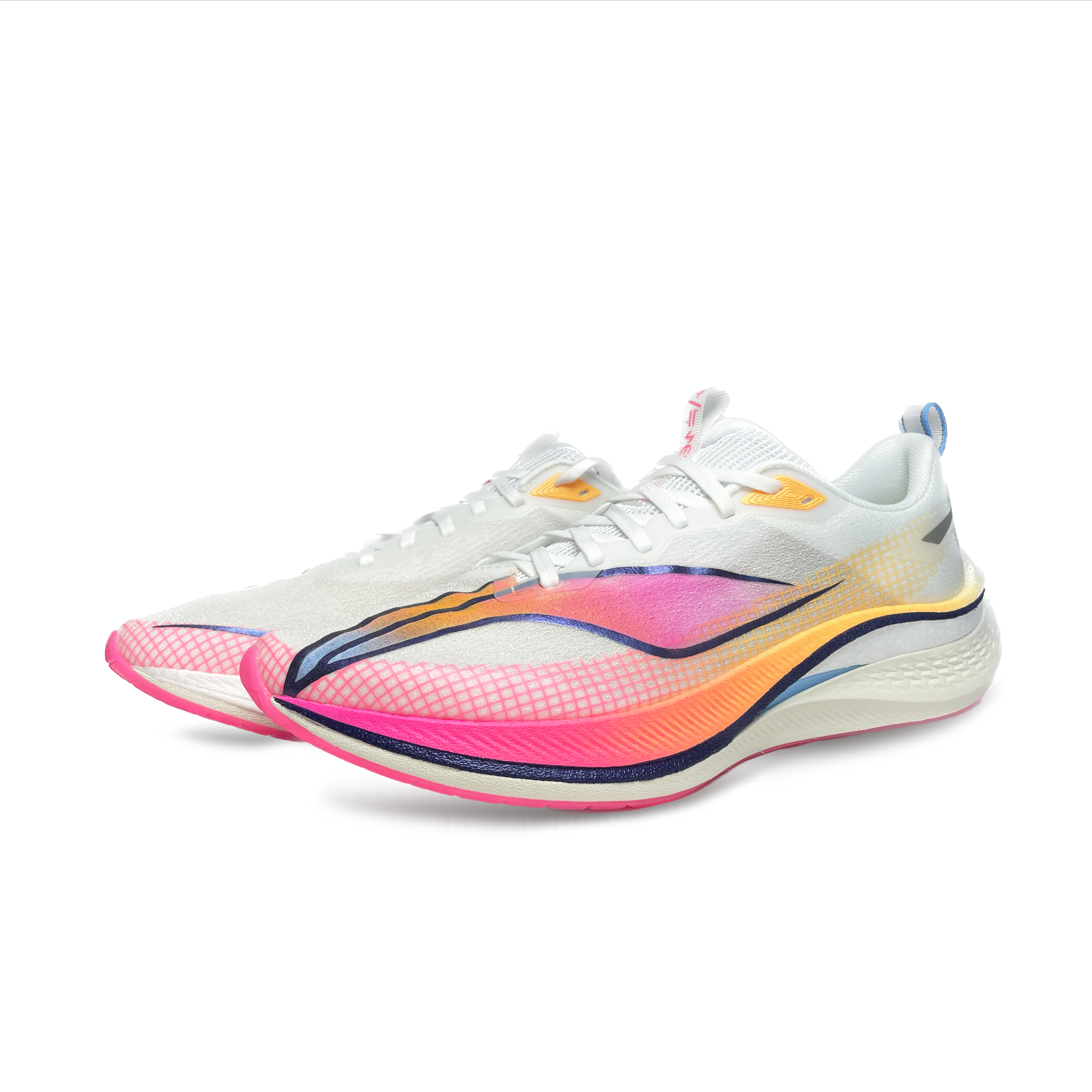 Li Ning Red Hare 7 Pro Cushioning Slip Resistant Abrasion Resistant Low top Running Shoes Women’s White Pink