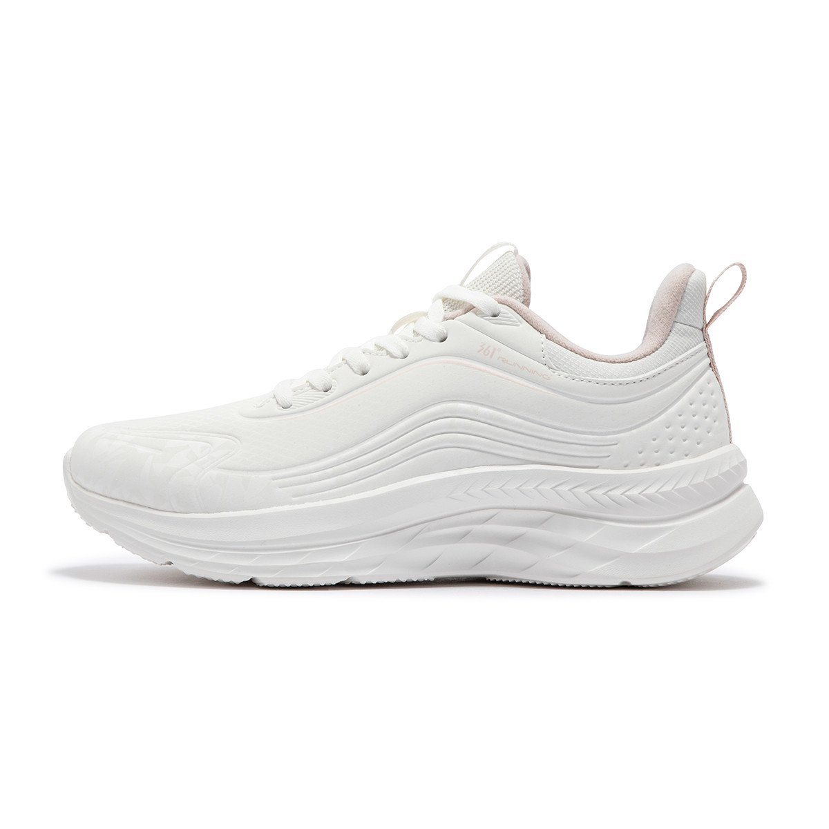 361° Cushioning, Wear Resistant Low top Running Shoes Women’s White
