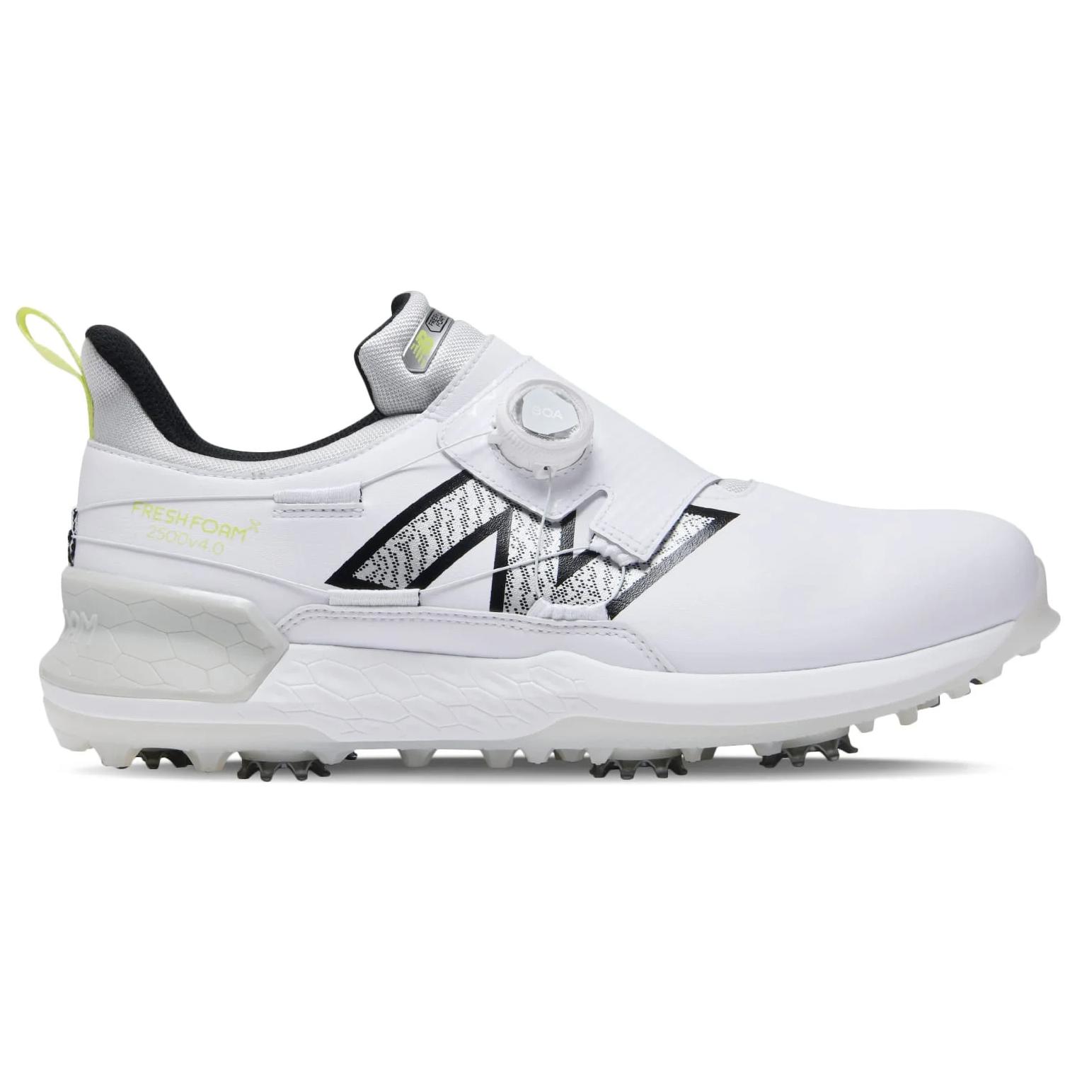 New Balance NB Fresh Foam Cushioning, Wear Resistant Low top Golf Shoes Unisex White Black