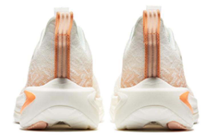 Erke Light Cloud Cushioning Slip Resistant Abrasion Resistant Low top Casual Running Shoes Women’s White Orange