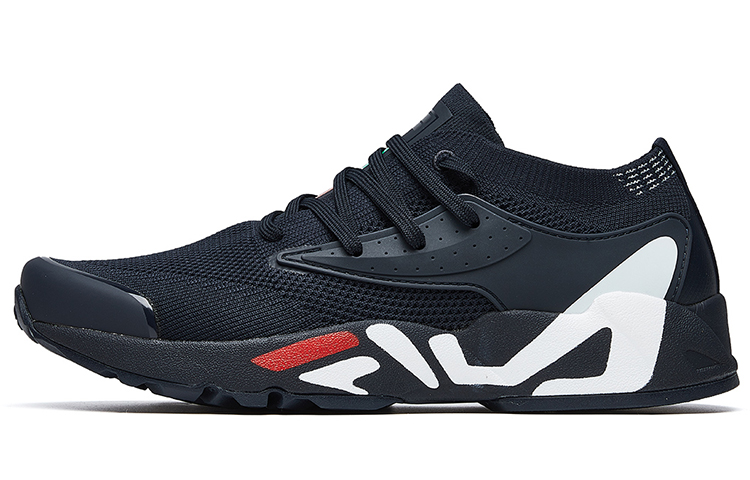 FILA Mind One Sports Mesh Abrasion Resistant Breathable Low top Casual Running Shoes Men's Legend Blue