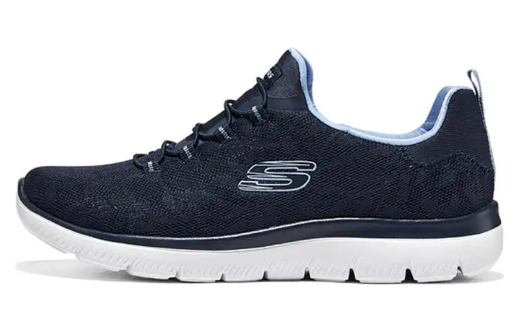 Skechers Summits Lace Up Low top Running Shoes Women's Blue