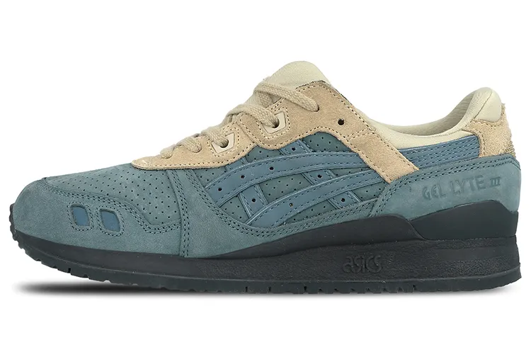 ASICS Gel Lyte 3 Running Shoes Unisex Low Top Blue/Brown