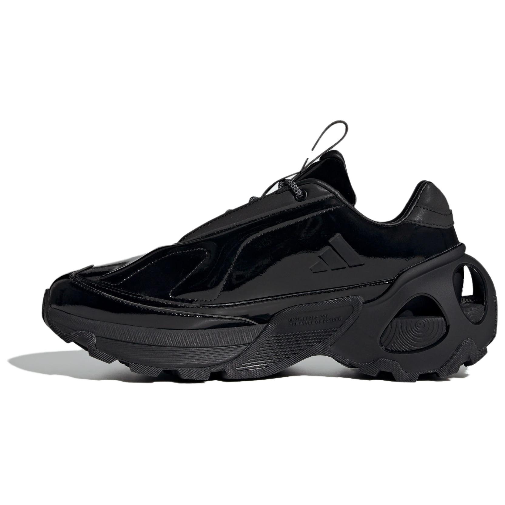 Adidas Wonder Runner Cushioning Slip Resistant Low top Running Shoes Unisex Black