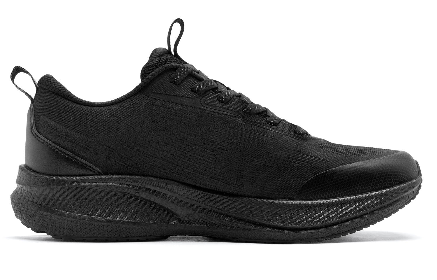 QIAODAN Swift Lite Running Shoes Men’s Low Top Black/Lightning Gray