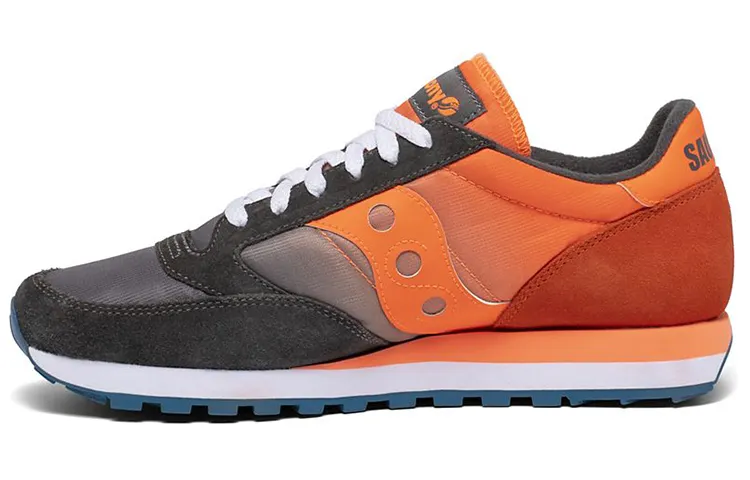 Saucony Jazz Original Fade Comfortable Breathable Low top Running Shoes Men's Orange Gray