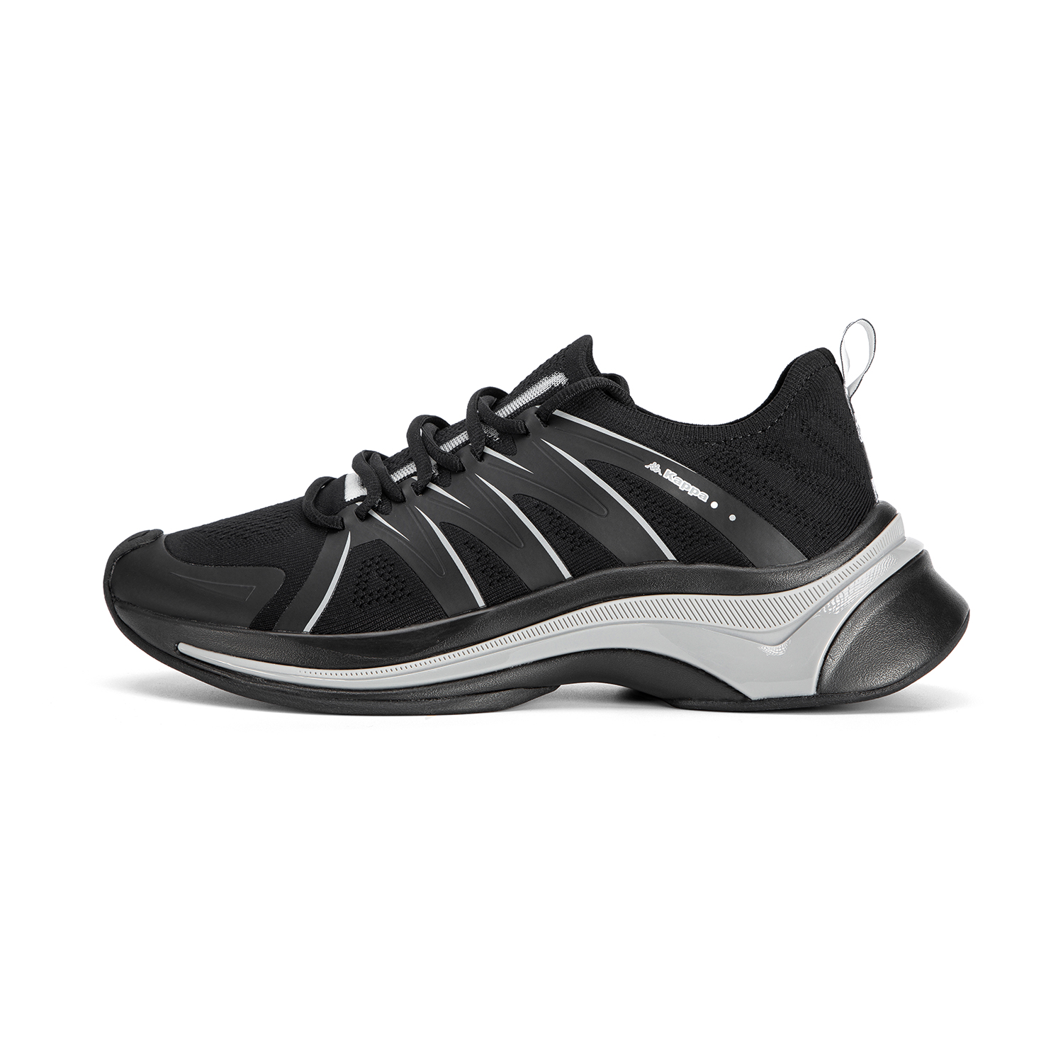 Kappa Rebound Slip Resistant Lightweight Running Shoes Unisex Black
