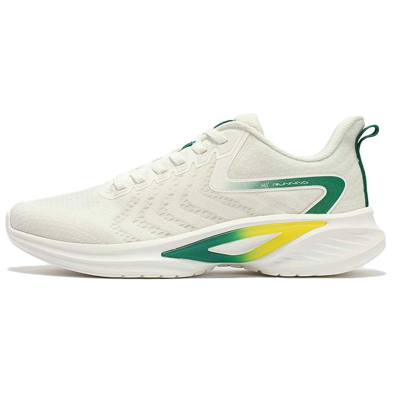 361° Slip Resistant Abrasion Resistant Low top Casual Running Shoes Men’s White Green