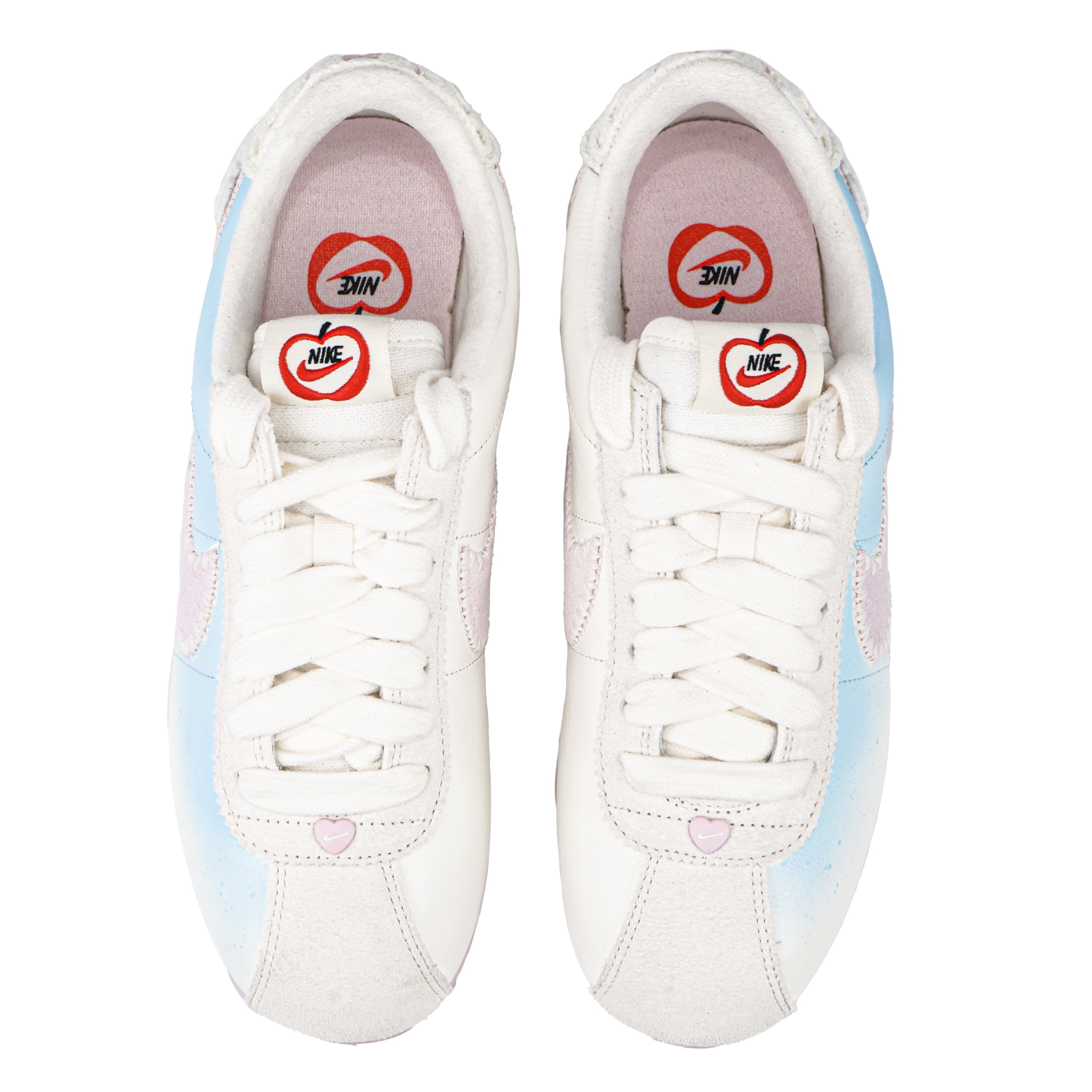 Nike Cortez Abrasion Resistant Low top Running Shoes Women’s Blue Pink