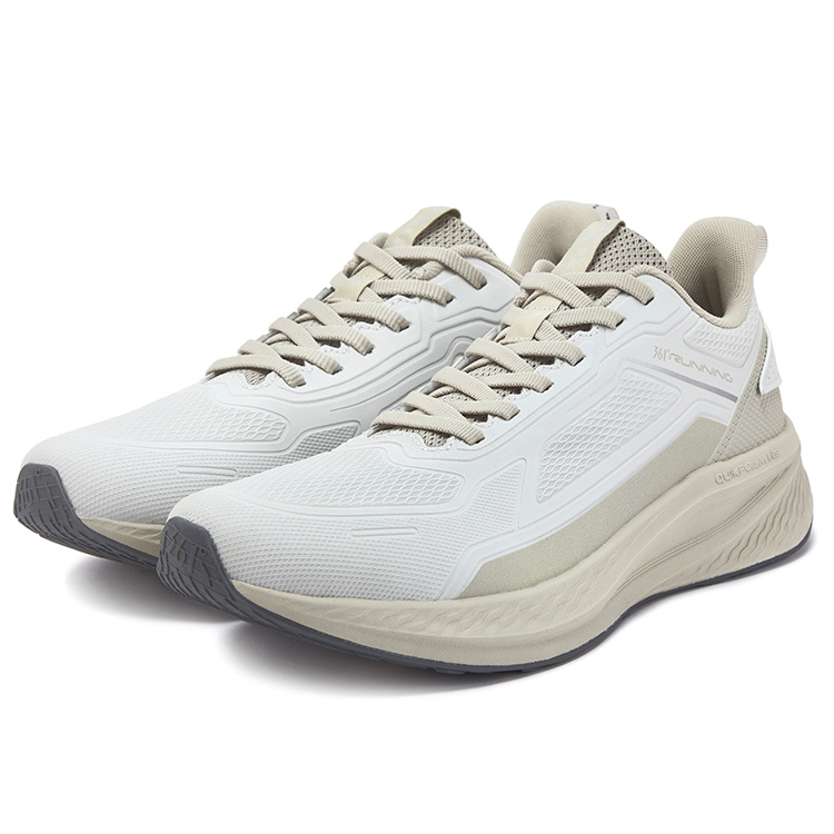 361° Abrasion Resistant Cushioning Slip Resistant Low top Casual Running Shoes Men’s Antarctic Gray Durable Gray