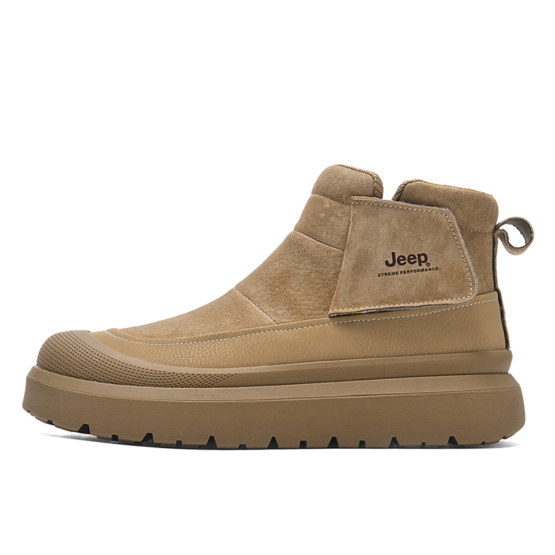 Jeep Pigskin Mid top Hiking Shoes Unisex