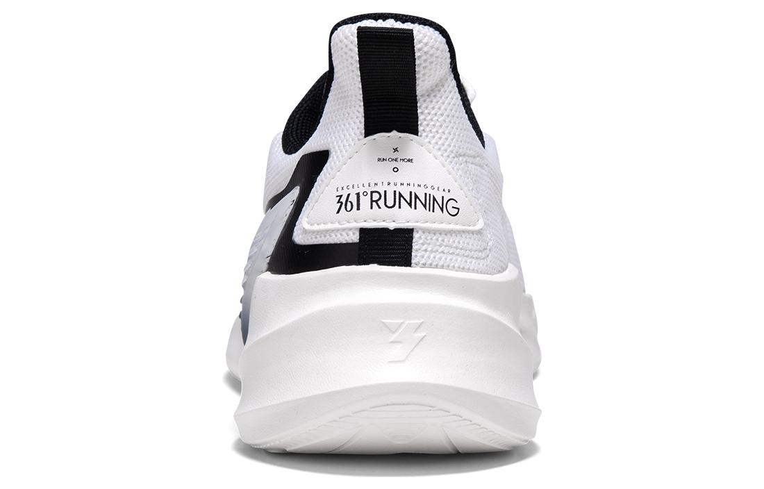 361° Versatile Mesh Slip Resistant, Abrasion Resistant, Breathable Low top Running Shoes Men’s White Black
