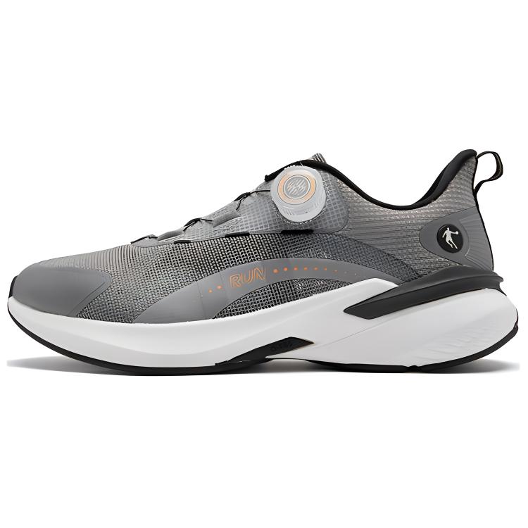 Jordan Versatile and Comfortable Mesh Wear-Resistant, Breathable and Non-Slip Low-top Sprint Running Shoes Men's Antique White Silent Gray