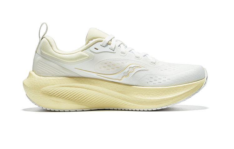 Saucony Surge 3 SU Slip Resistant Abrasion Resistant Low top Running Shoes Women’s White Yellow