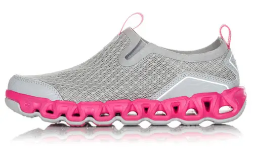 Li Ning Running Shoes Women's Low Top Gray/Pink