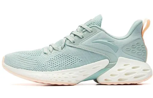 Anta Wormhole Technology Cushioning Slip Resistant Cushioning Slip Resistant Low top Running Shoes Women's Pea Green