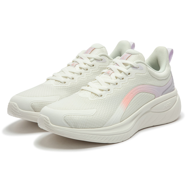 361° SoftStep 3.0 Cushioning Slip Resistant Abrasion Resistant Low top Running Shoes Women’s White Grape Purple